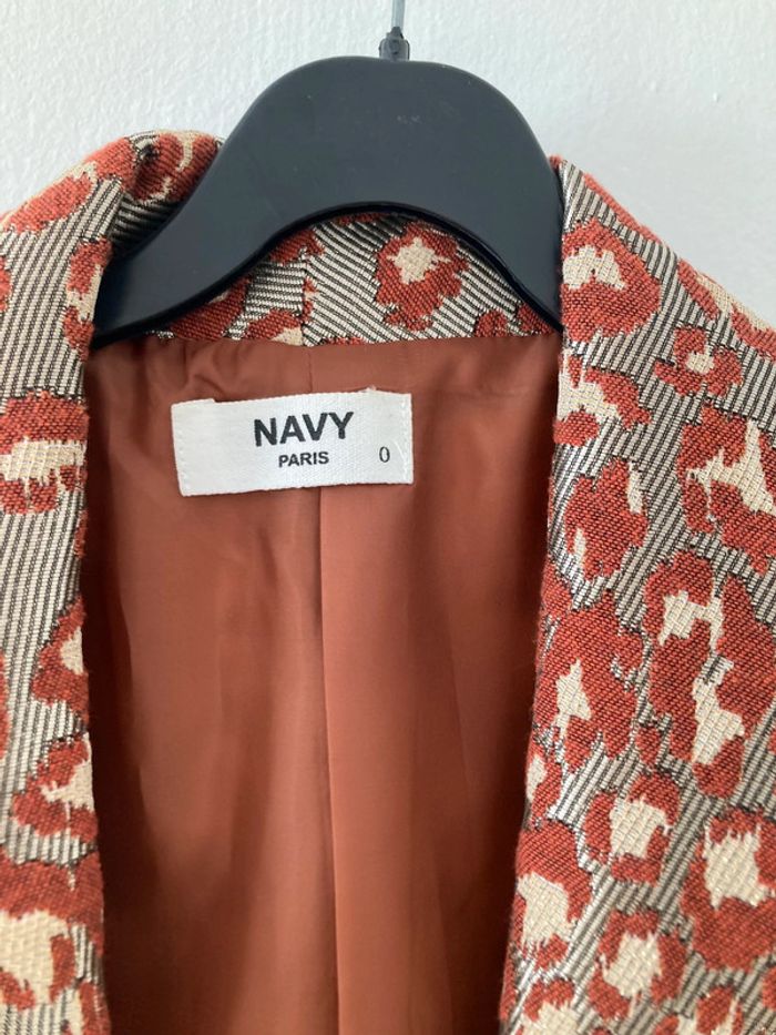 Blazer jacquard léopard - photo numéro 3