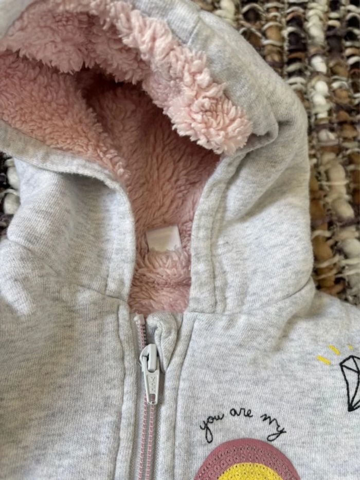 Veste polaire intérieur bébé fille 18 mois - photo numéro 3
