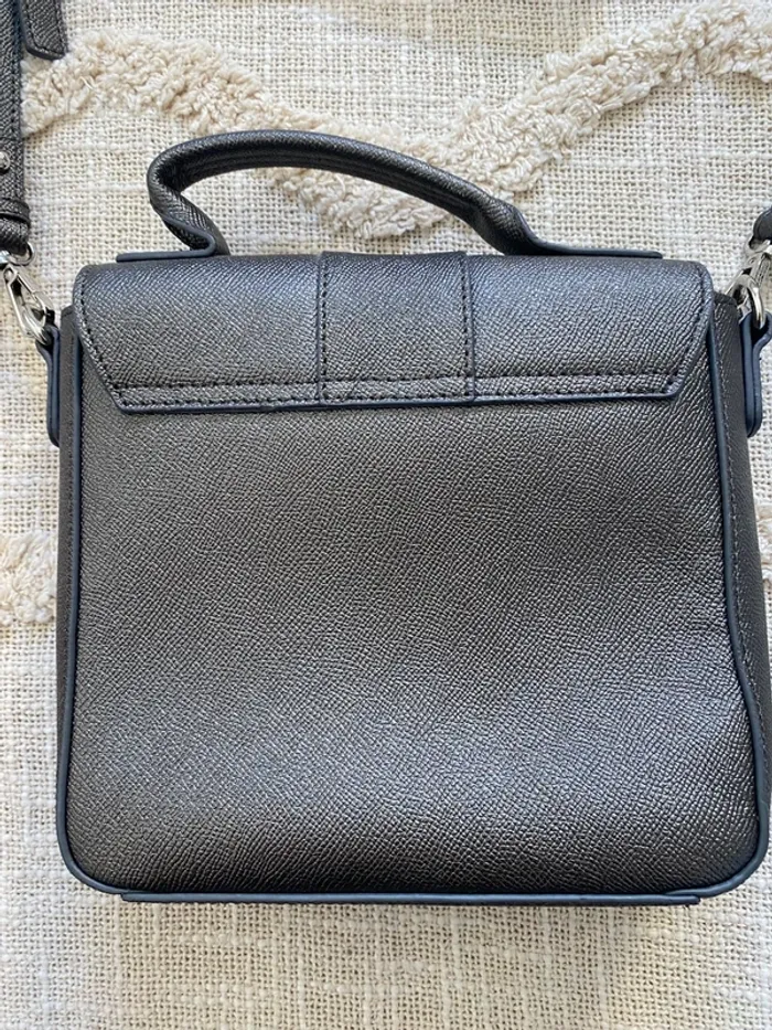 Sac bandoulière gris argenté paul&joe sister - photo numéro 6