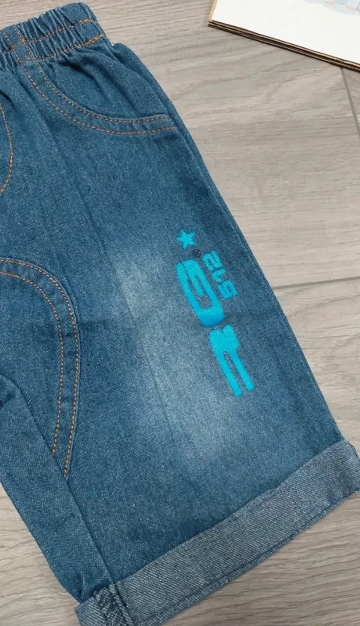 Short jean garçon 12 mois RG512 - photo numéro 2