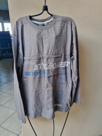 T-shirt manches longues gris