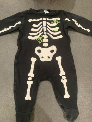 Pyjama Halloween squelette