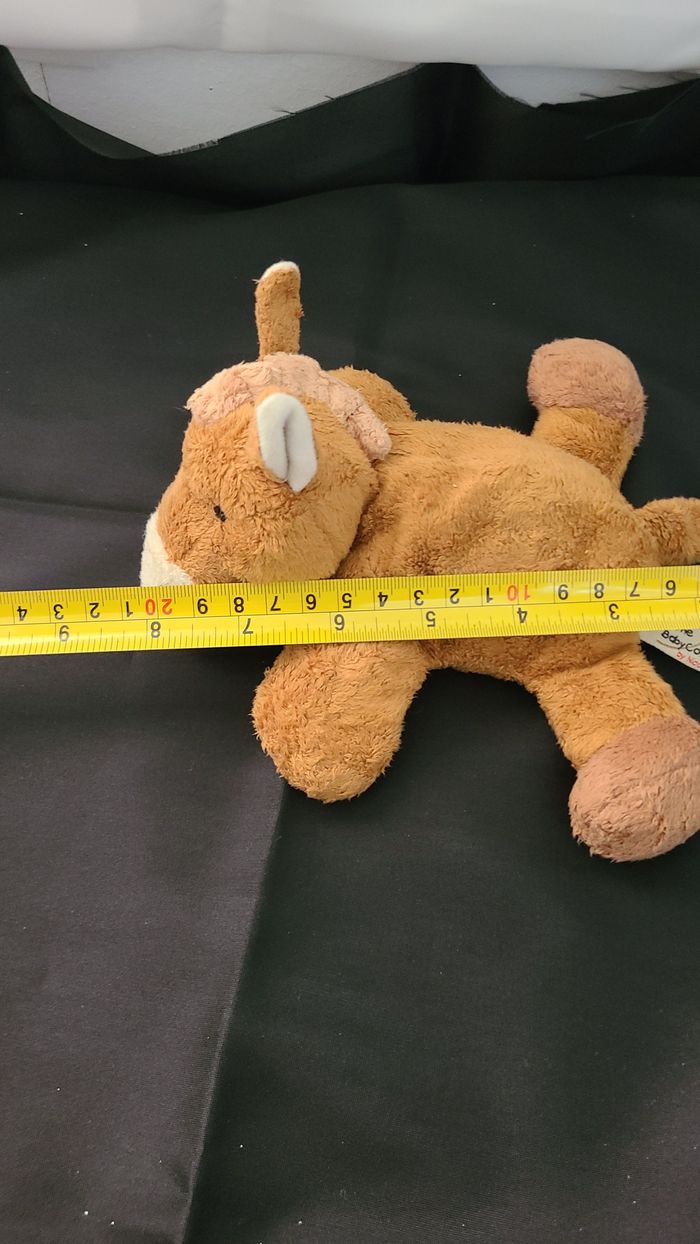 doudou cheval poney couché nicotoy - photo numéro 4