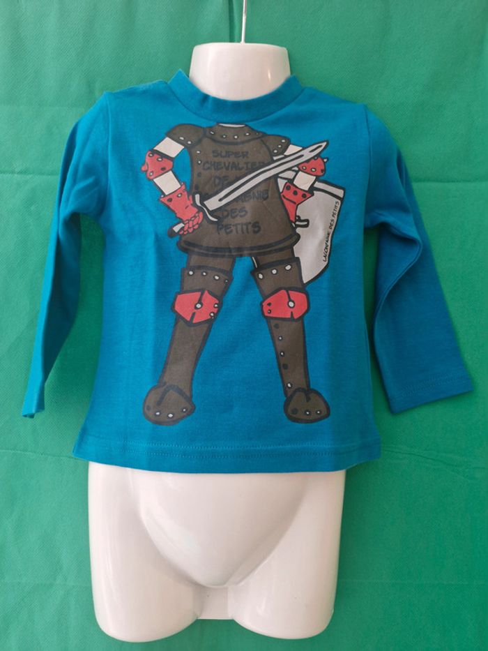 T-shirt manches longues motif chevalier 2 ans La Compagnie des Petits - photo numéro 2