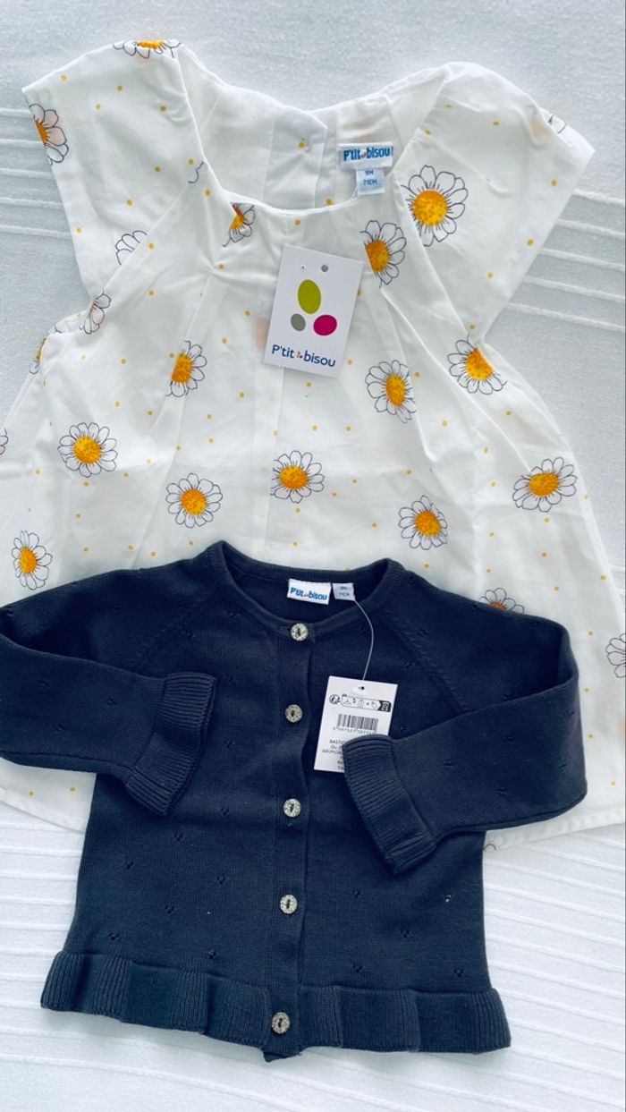 Ensemble Robe p’tit bisou 9 mois - photo numéro 2