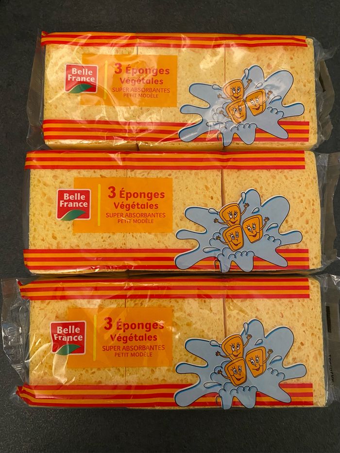 Lot de petites éponges neuve
