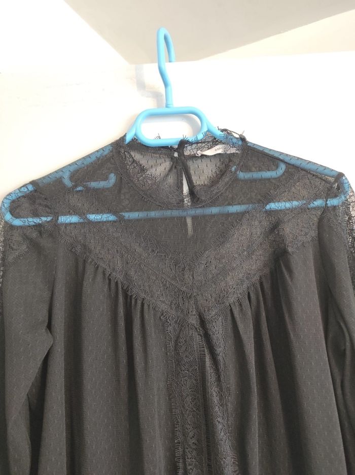 Blouse noir Mango - photo numéro 3