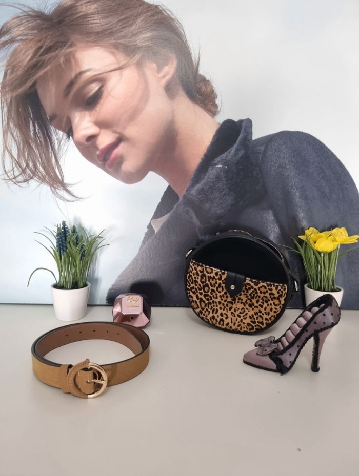 Sac à bandoulière imprimé léopard