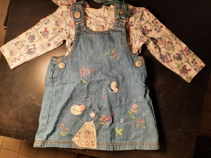 Lot de 2 robes avec T-shirt à manche longue - photo numéro 2