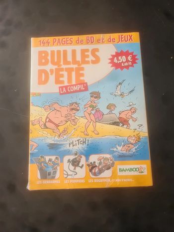 Lot 2 livres bulles d'été sous blister