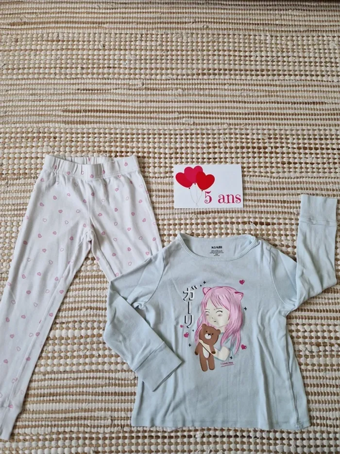 Pyjama kiabi 5 ans fille - photo numéro 3
