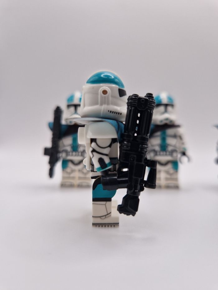 Figurines type lego 6 clones vert star wars - photo numéro 4