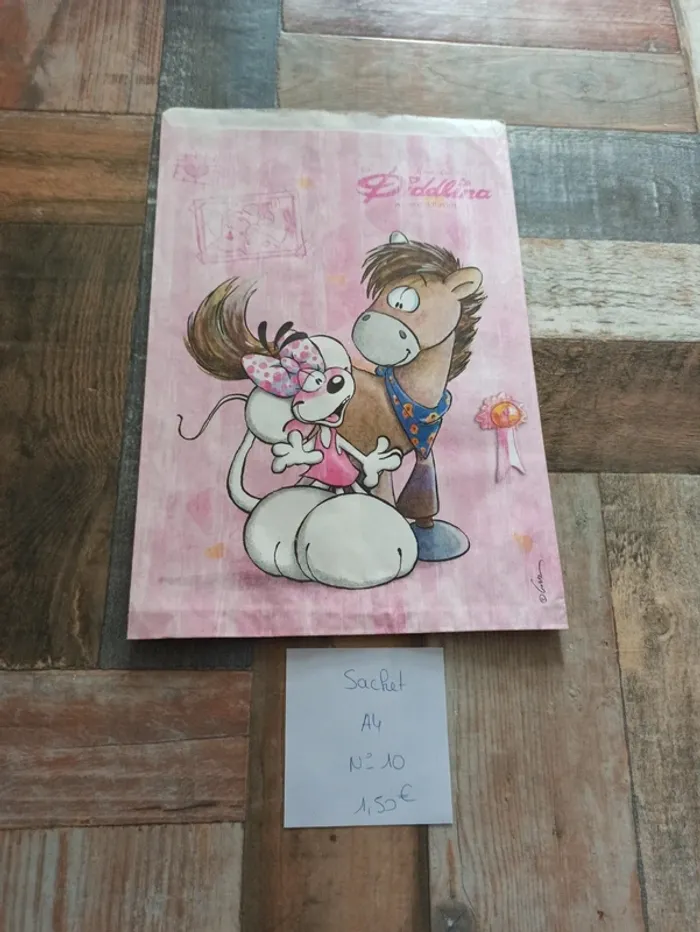 Sachet en papier Diddl A4 10 1,50€