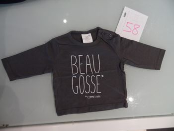 t-shirt 3 mois manche longue kiabi