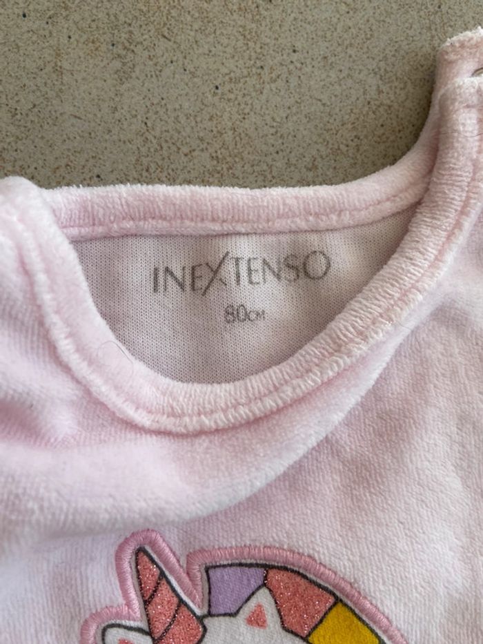 Lot pyjamas velours 12 mois - photo numéro 2