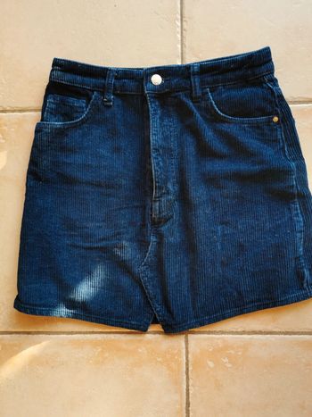 Jupe velours côtelé zara