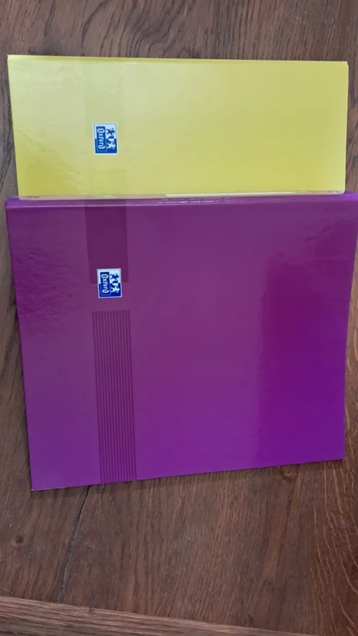 Lot de 2 classeurs Oxford NEUFS