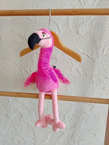 Peluche flamand rose très bon état