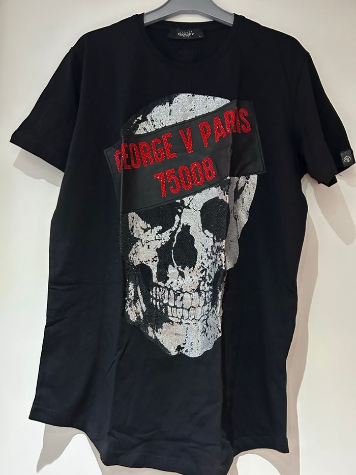 Teeshirt homme noir Georges V