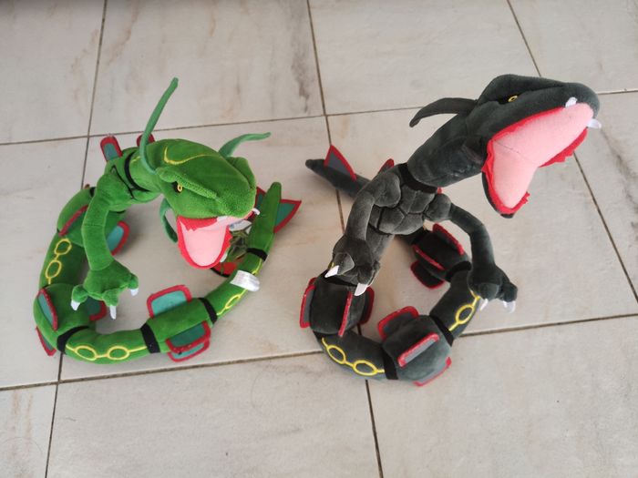 2 peluches rayquaza pokémon légendaire - photo numéro 3