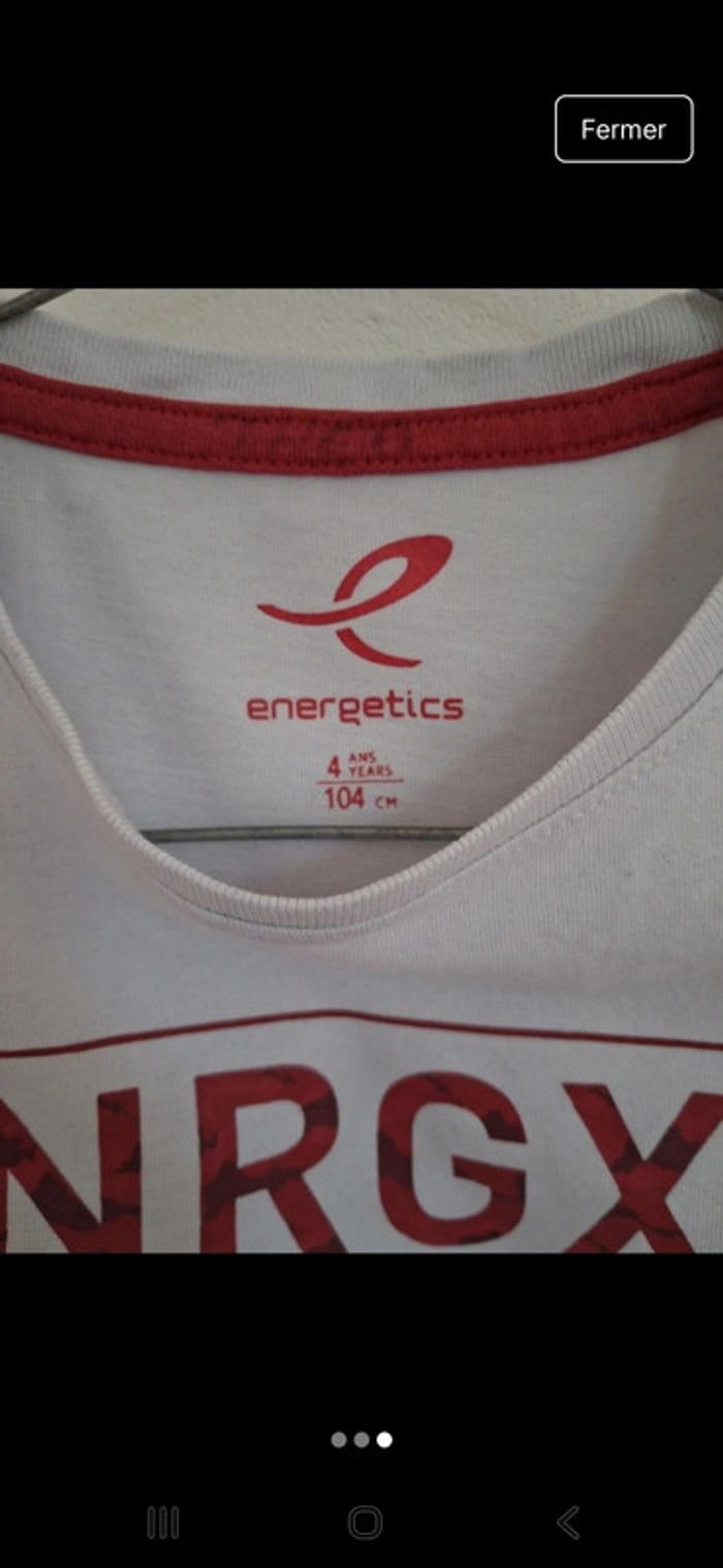 Tee-shirt 4 ans fille énergetics - photo numéro 3