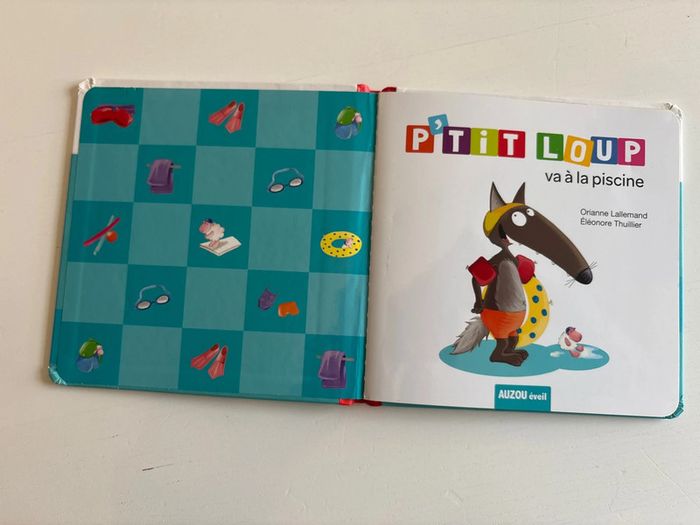 Livre p’tit loup va à la piscine - photo numéro 5