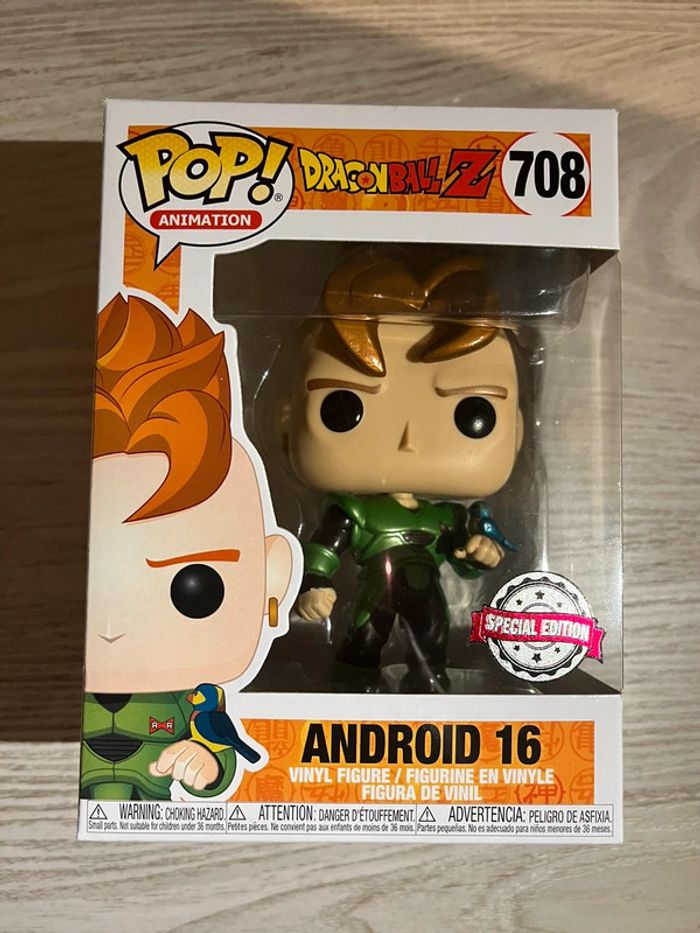 Funko Pop Android 16 Metallic - Dragon Ball Z
