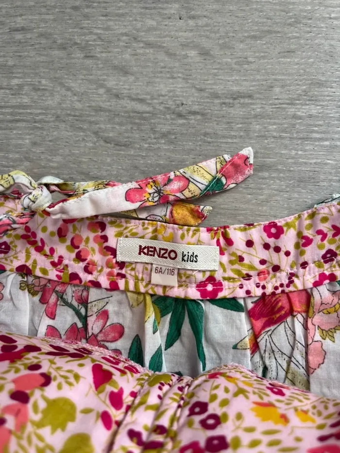 Débardeur t shirt blouse Kenzo 6 ans - photo numéro 3
