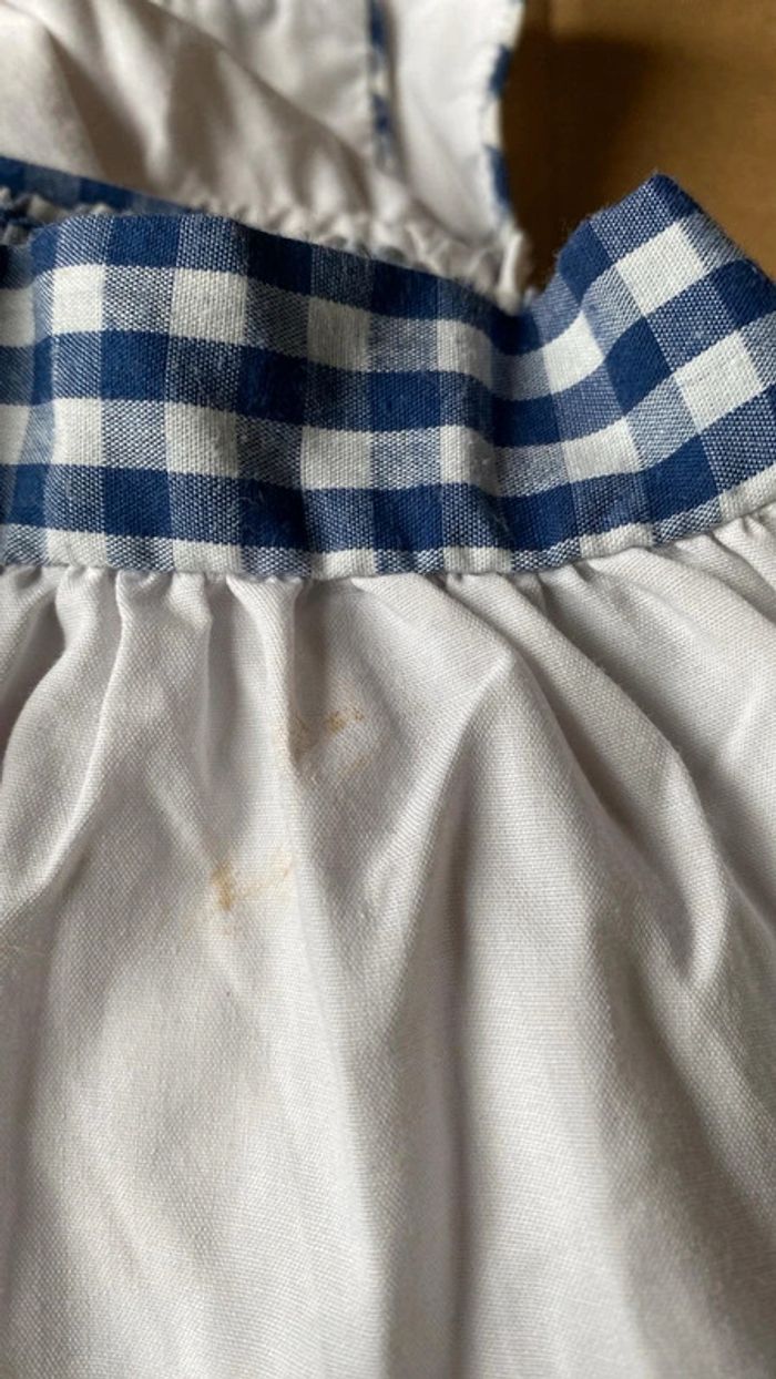 Combinaison bleu et blanc été marin - 3 mois - photo numéro 6