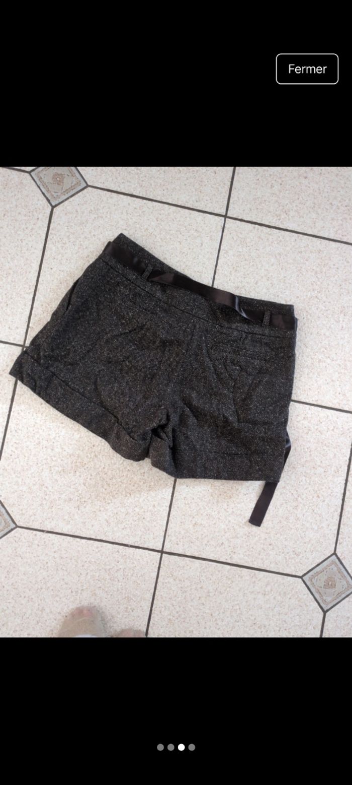Short hiver camaïeu 38 avec ceinture - photo numéro 3