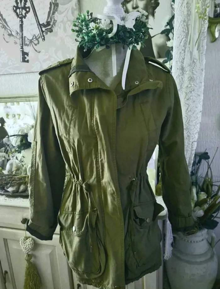 Veste kaki Bershka Taille S