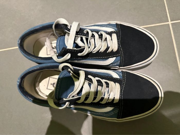 Vans bleu/bleu marine pointure 38 - photo numéro 9