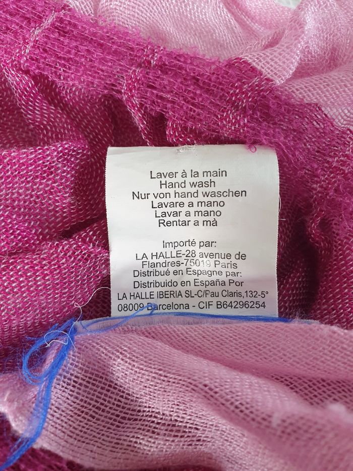 Echarpe foulard rose - photo numéro 10