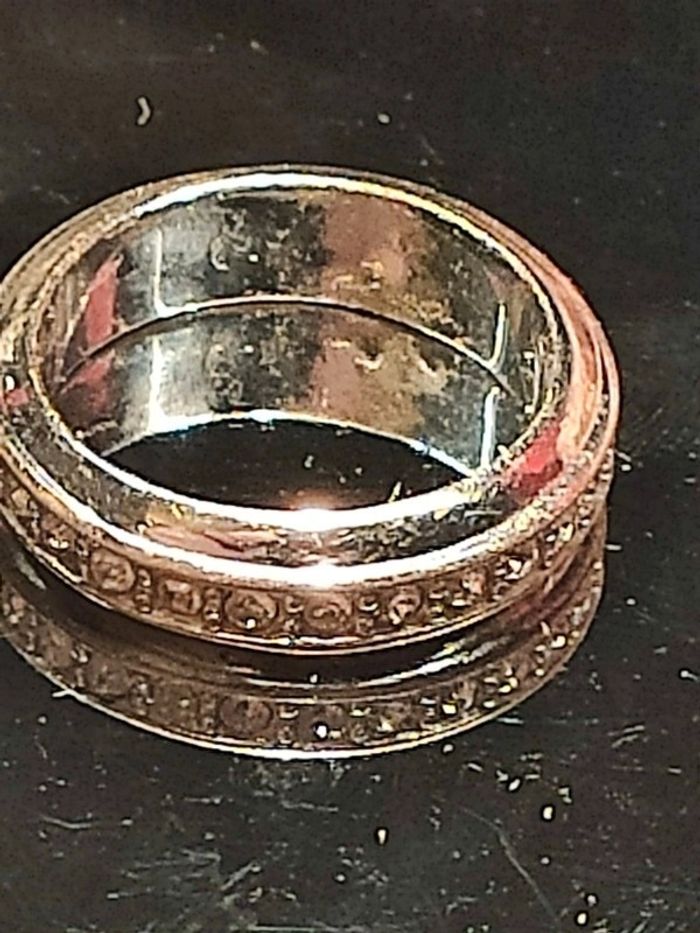Bague 2 couleurs cristaux - photo numéro 3
