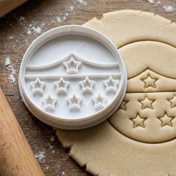 Emporte-pièce Super-Héroïne Étoiles - Découpoir Biscuit Style Wonder Woman