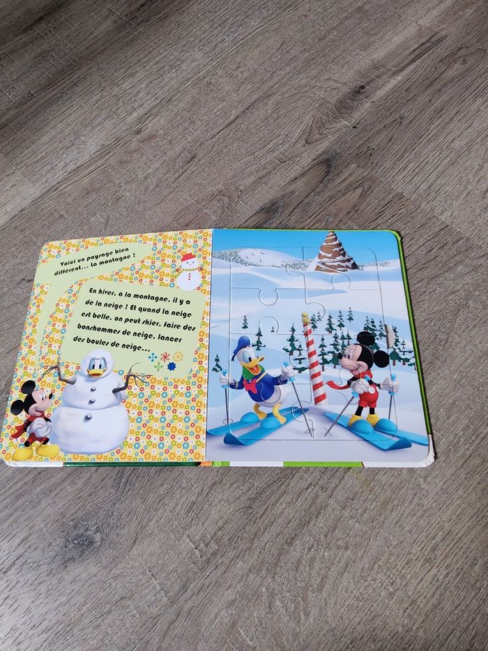 Livre puzzle la maison de mickey - photo numéro 7