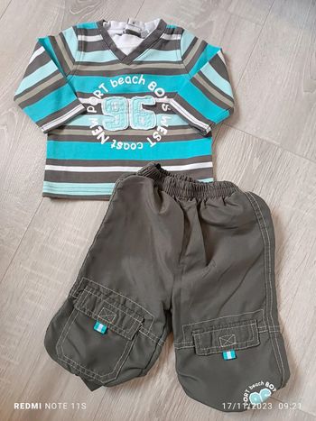 Tee-shirt manches longues+pantalon