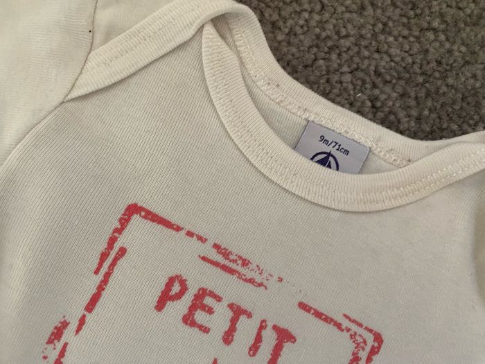 Petit Bateau Lot de 2 bodies 9 mois/71 cm - photo numéro 4