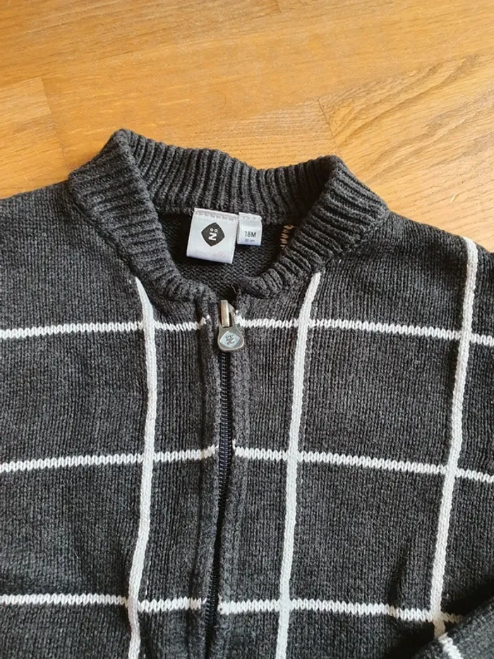 Gilet 18 mois, grain de blé - photo numéro 2