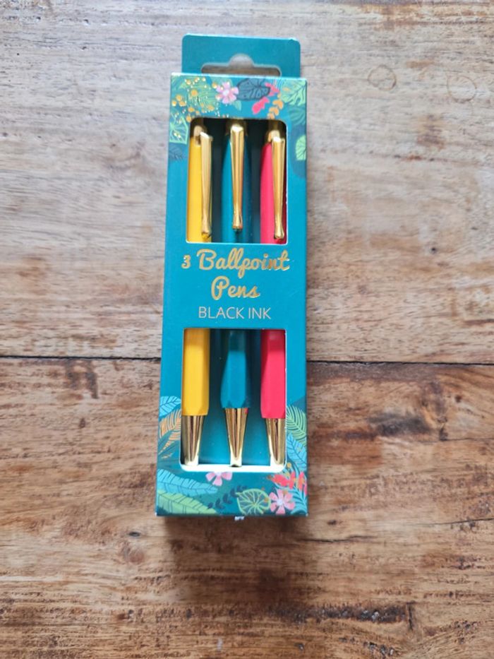 3 stylos billes Encre noire - photo numéro 5