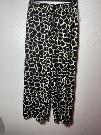 Pantalon palazzo femme taille unique (36-42)- just me- neuf avec étiquette