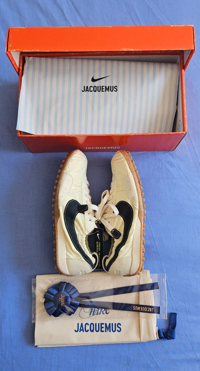 Sneakers Nike W Jacquemus Moon - collaboration Jacquemus + Nike - taille 38 alabaster beige - photo numéro 4