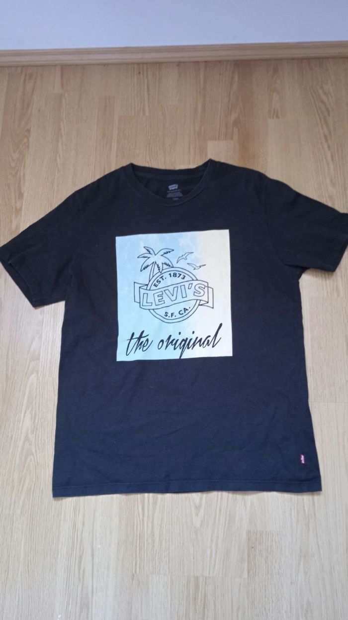 Tee-shirt Levis noir homme en S