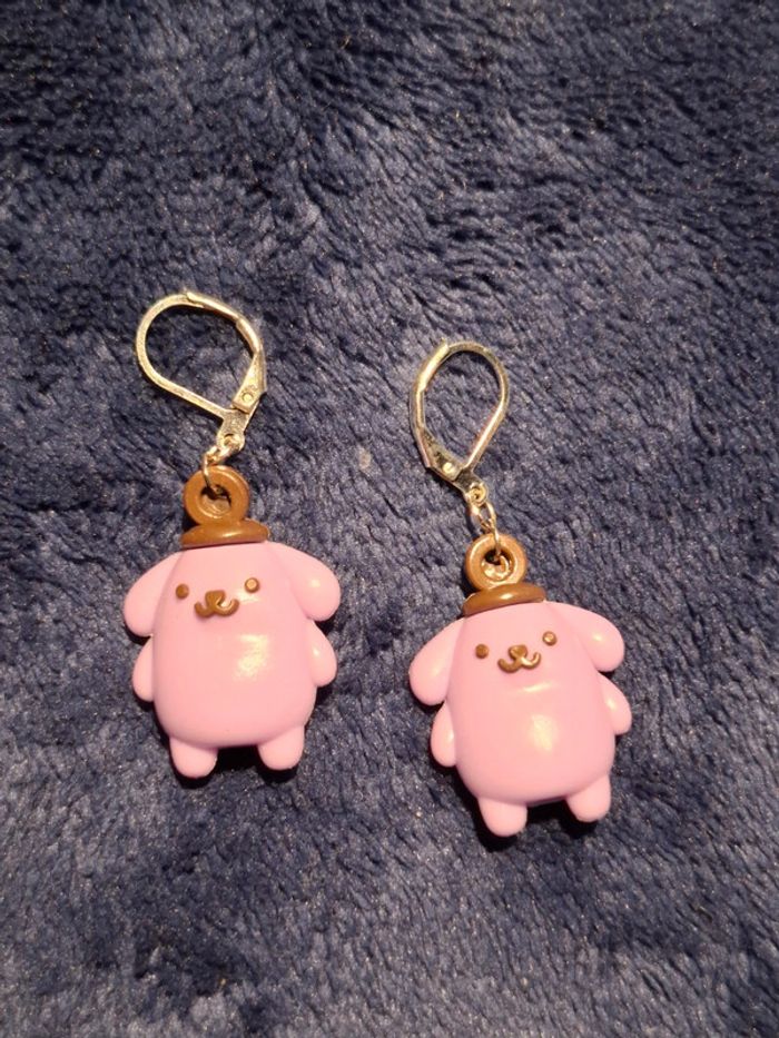 Boucles d'oreilles Kuromi - photo numéro 3