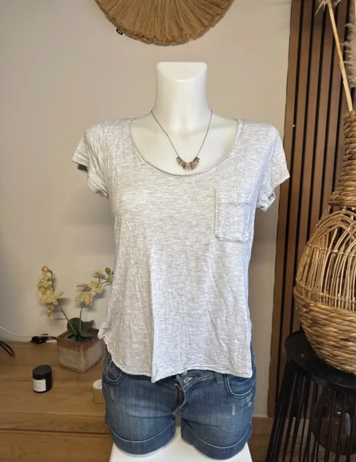 T-shirt léger gris