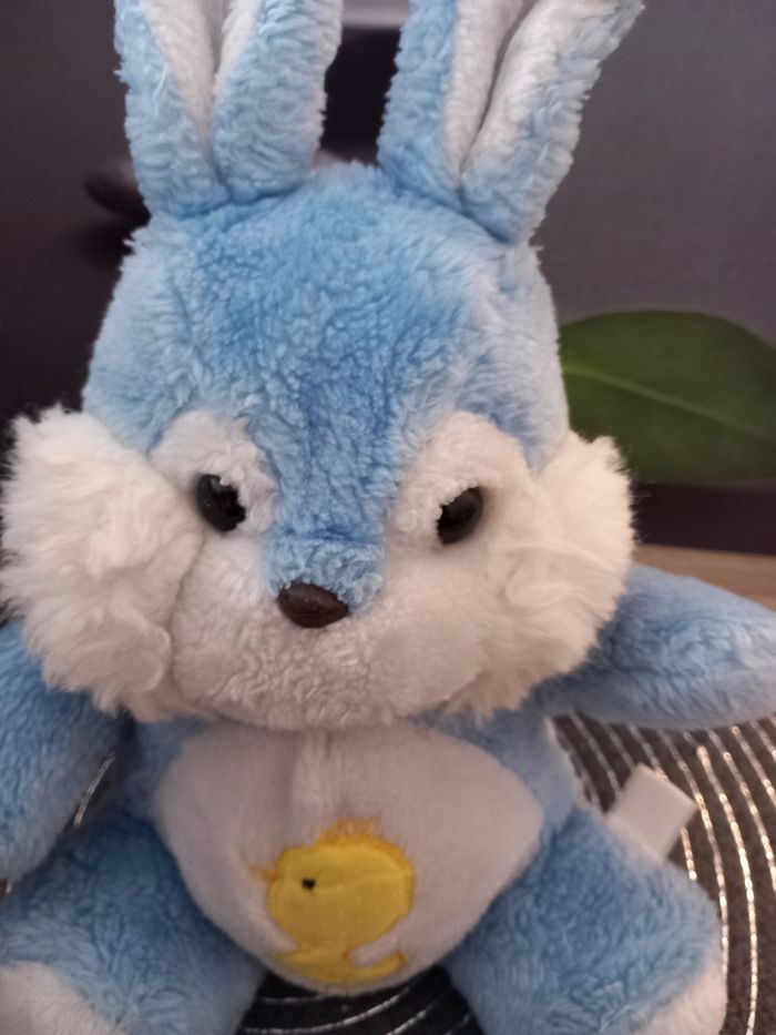 2 Peluches lapins nounours vintages 30cm - photo numéro 9