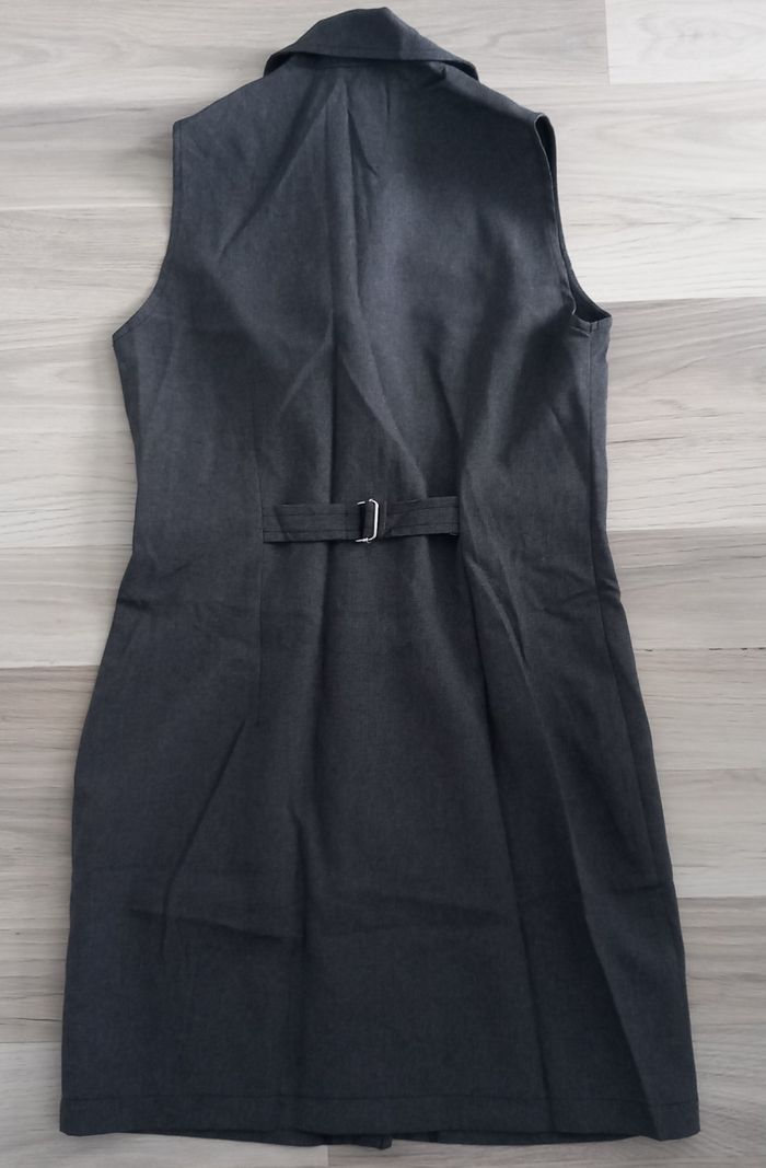 Robe chemise sans manches grise Jennyfer taille M - photo numéro 6