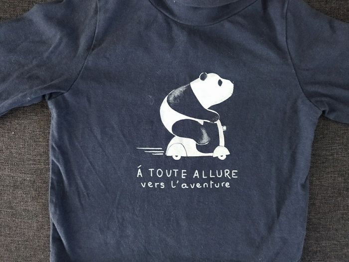 T-shirt col roulé Tape à l'oeil taille 18 mois - photo numéro 2