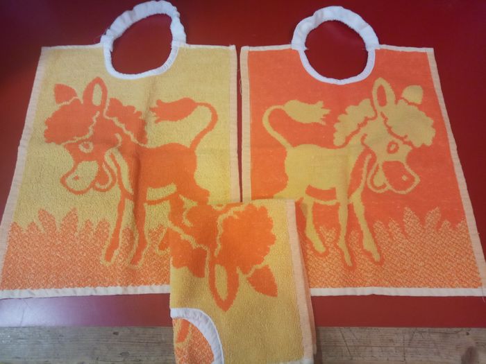 Ensemble de 3 BAVOIRS en éponge - photo numéro 2