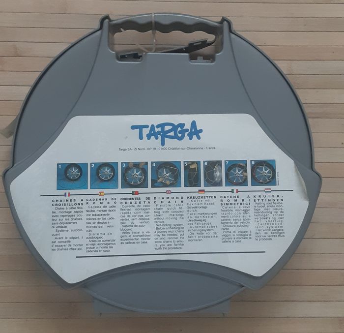 Chaines neige Targa TXR9 n°90 à croisillons